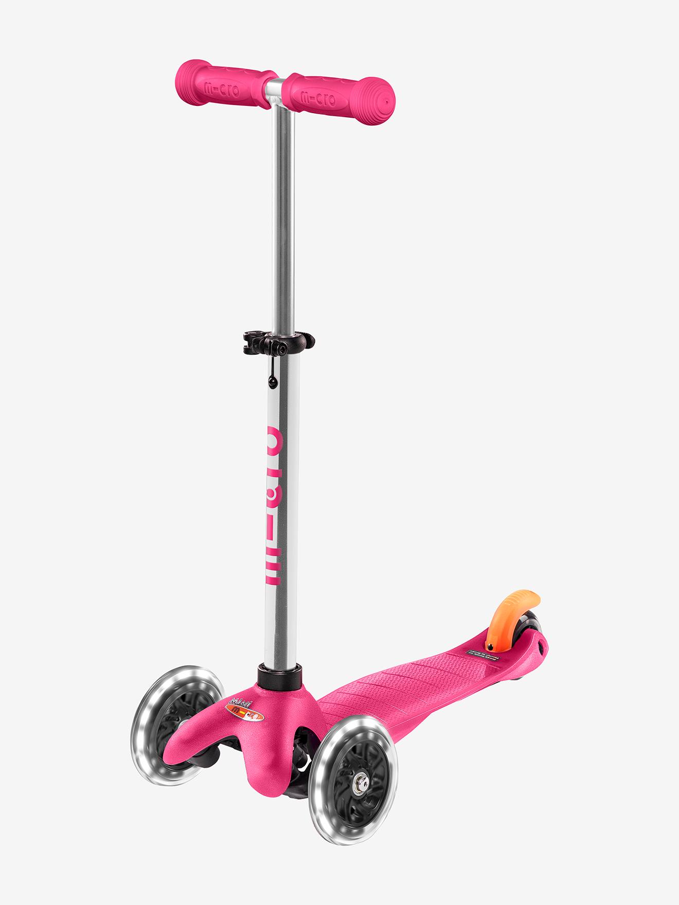 Trottinette 3 roues Mini Micro plus Led MICRO bleu