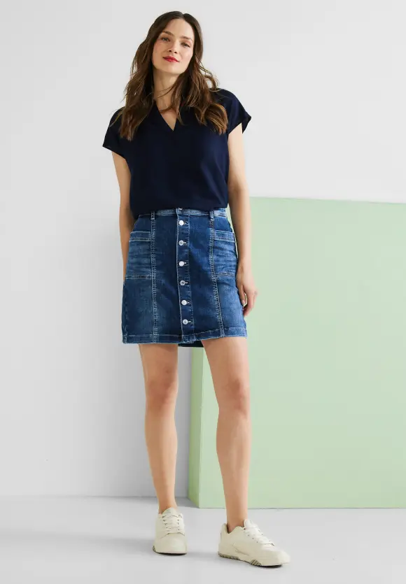 Street One Mini Jeansrock