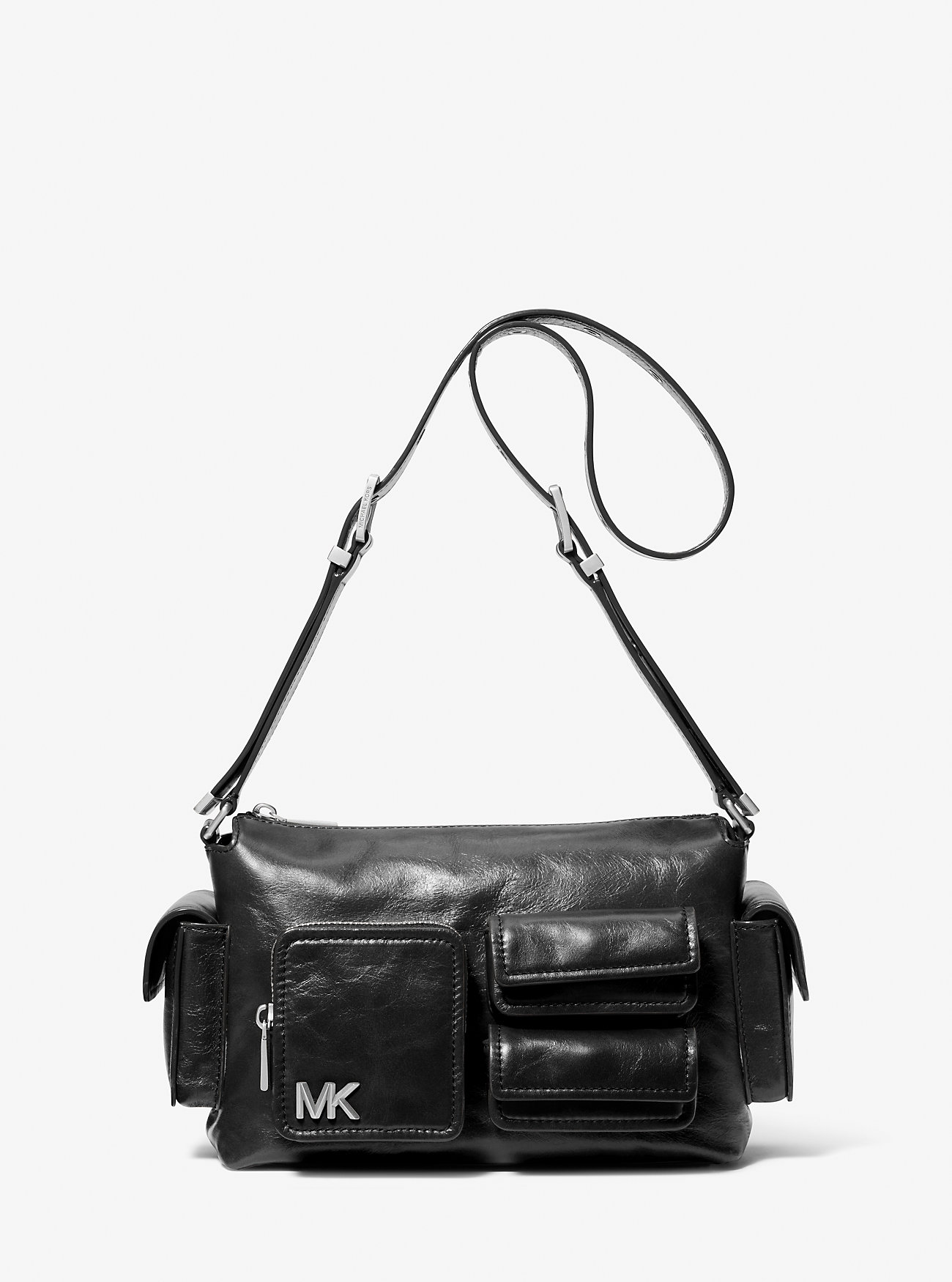Borsa a tracolla media Dakota in pelle - NERA