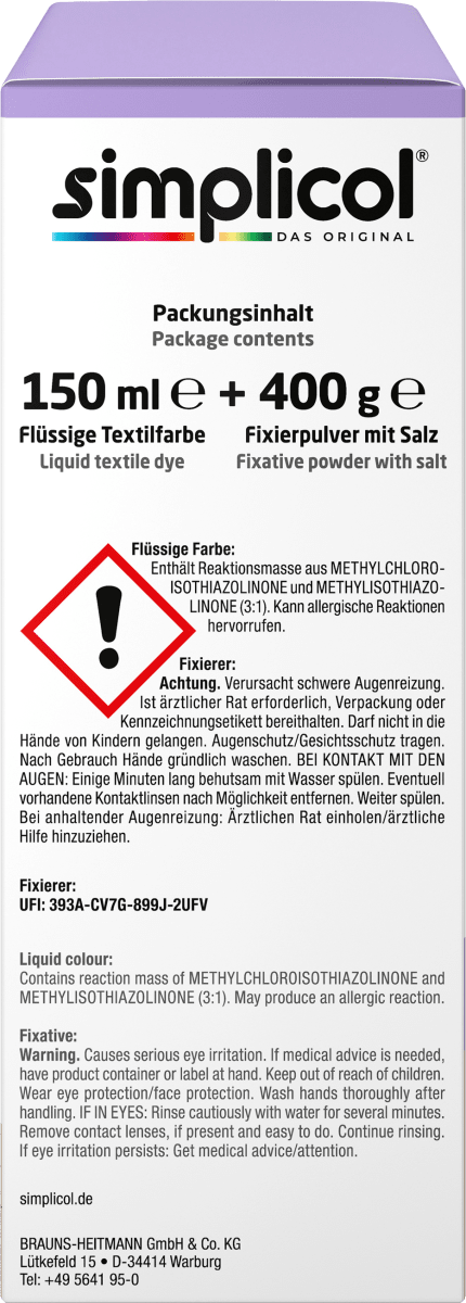 Textilfarbe intensiv Miss Lavendel, 1 St