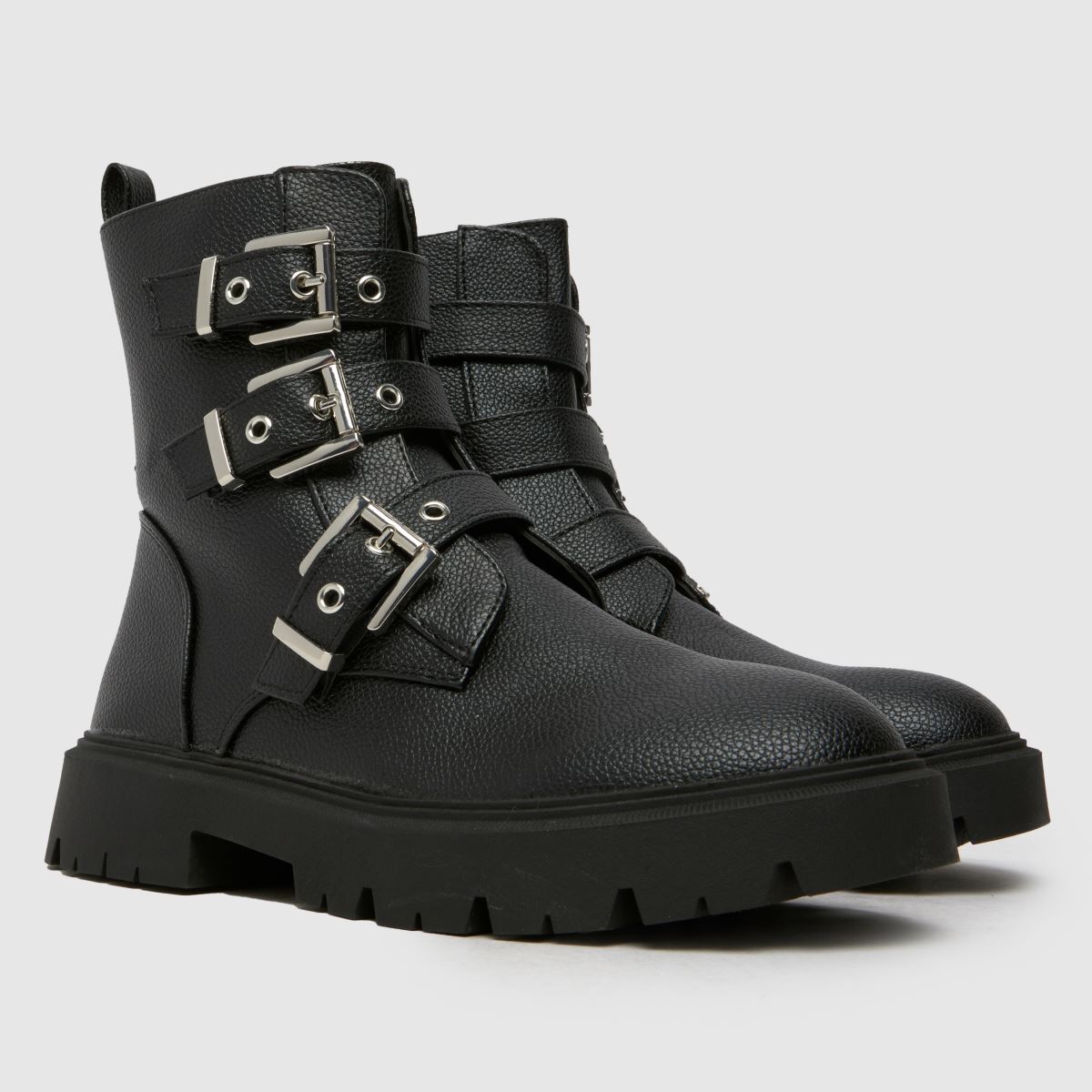 Schuh fekete Codi csatos lányka ifjúsági csizma