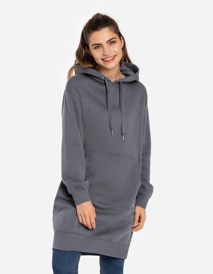 Kleid - Kapuze mit Tunnelzug