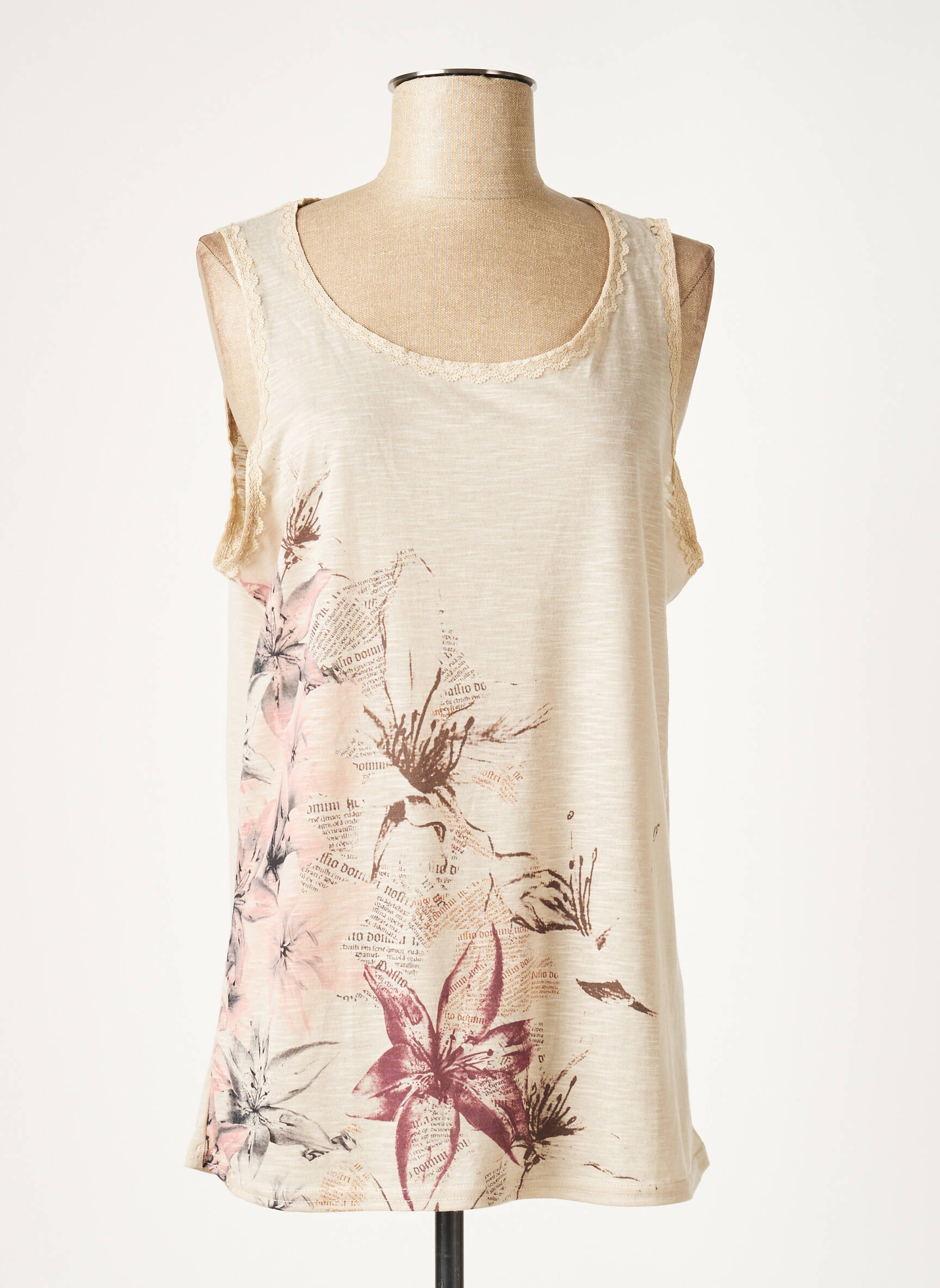 Tissaia Tuniquesansmanche Femme couleur beige