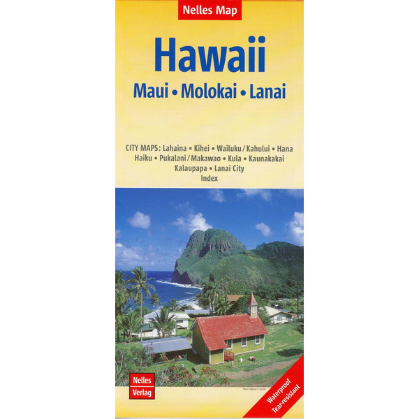 Nelles Map Hawaii: Maui Molokai 1 : 150 000 - Wanderkarte