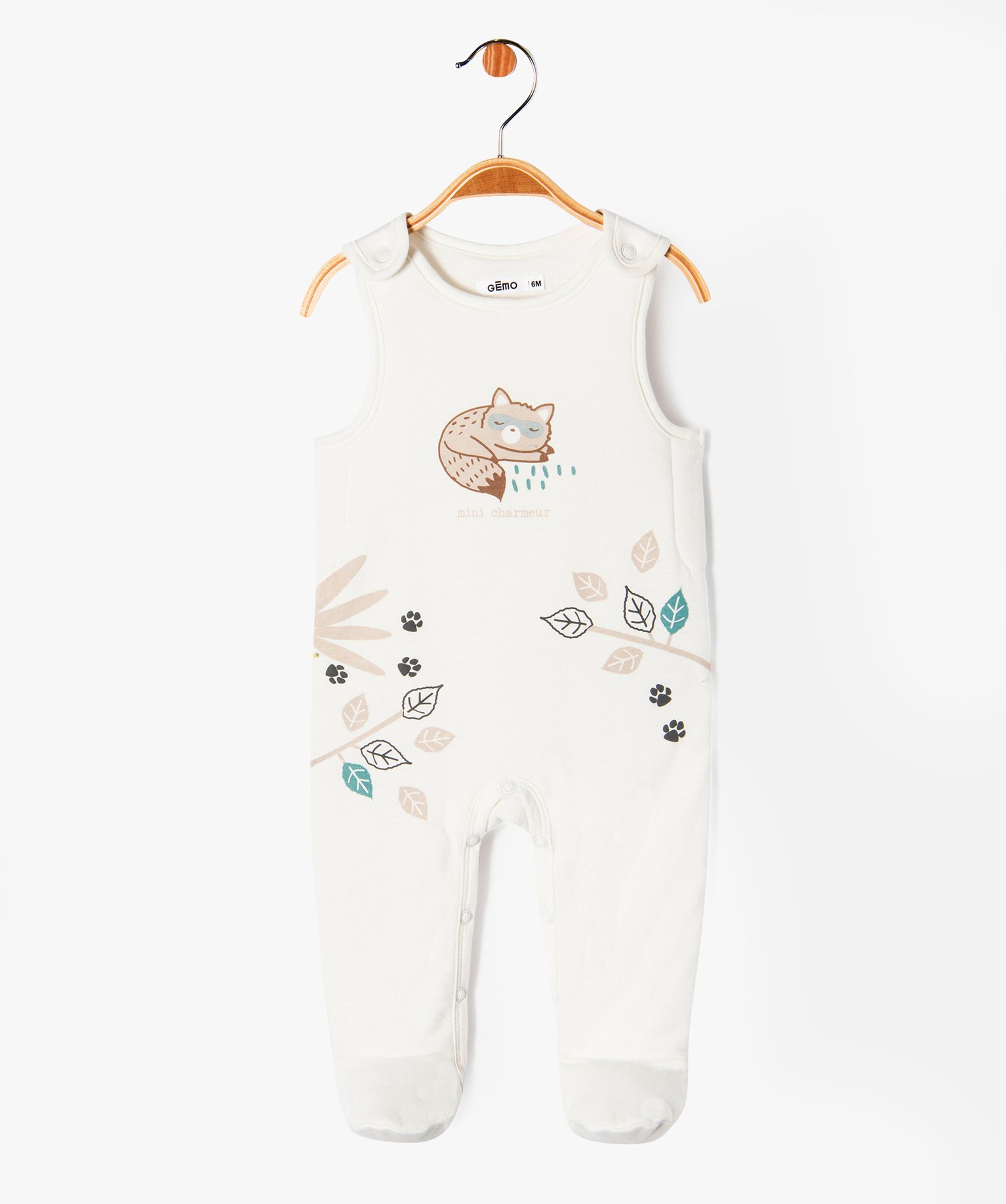 Ensemble 2 pièces combinaison et gilet bébé Garçon bleu | GEMO