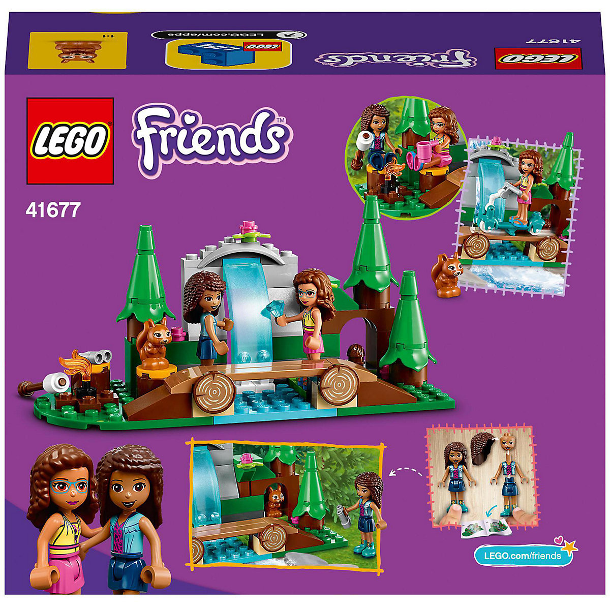 LEGO® Friends 41677 Wasserfall im Wald