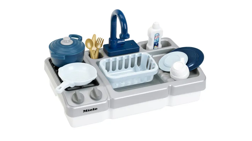 Theo Klein 7166 Miele - Spüle mit Wasserfunktion und Kochfeld