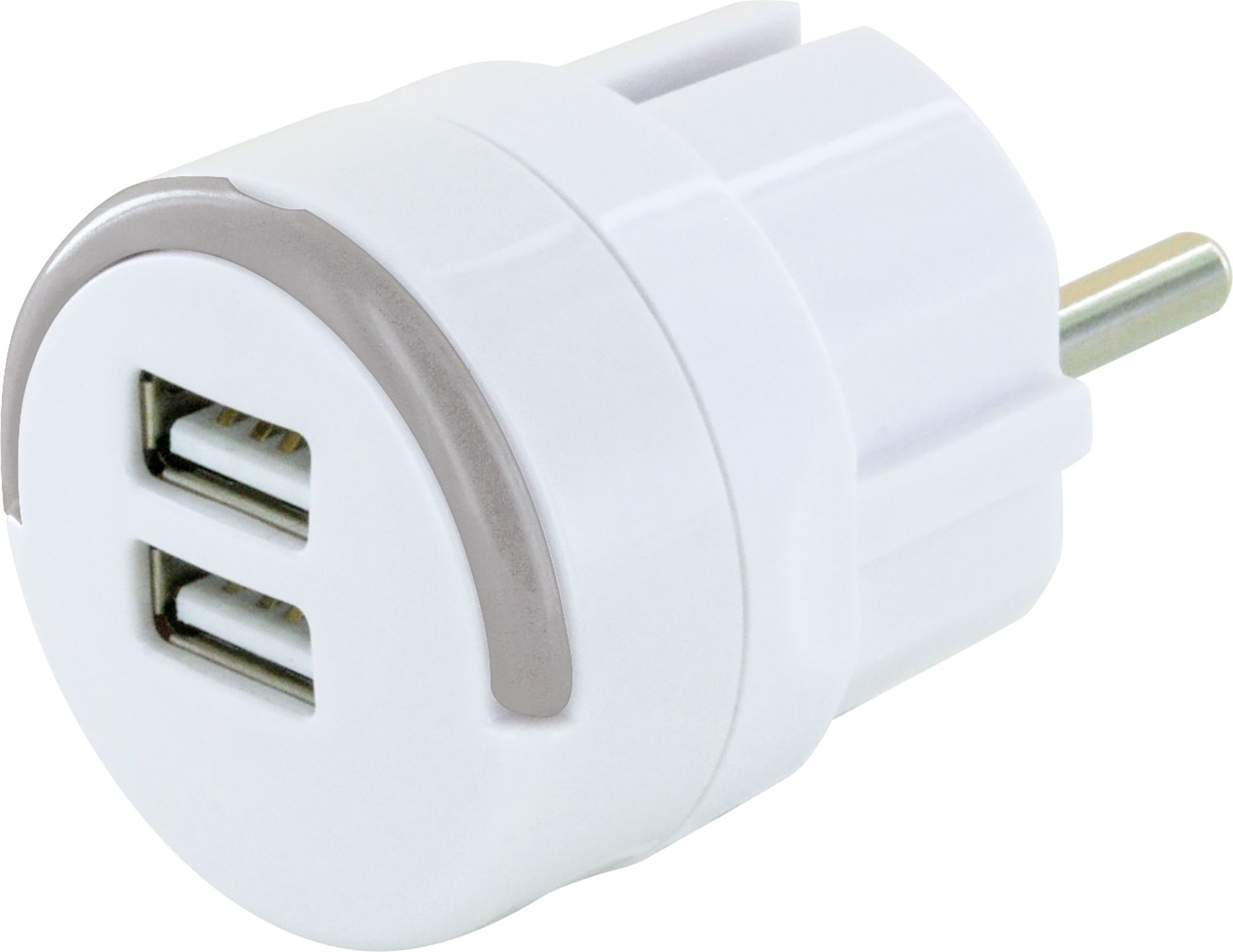 Schwaiger 230 Volt Doppel-USB-Ladeadapter
