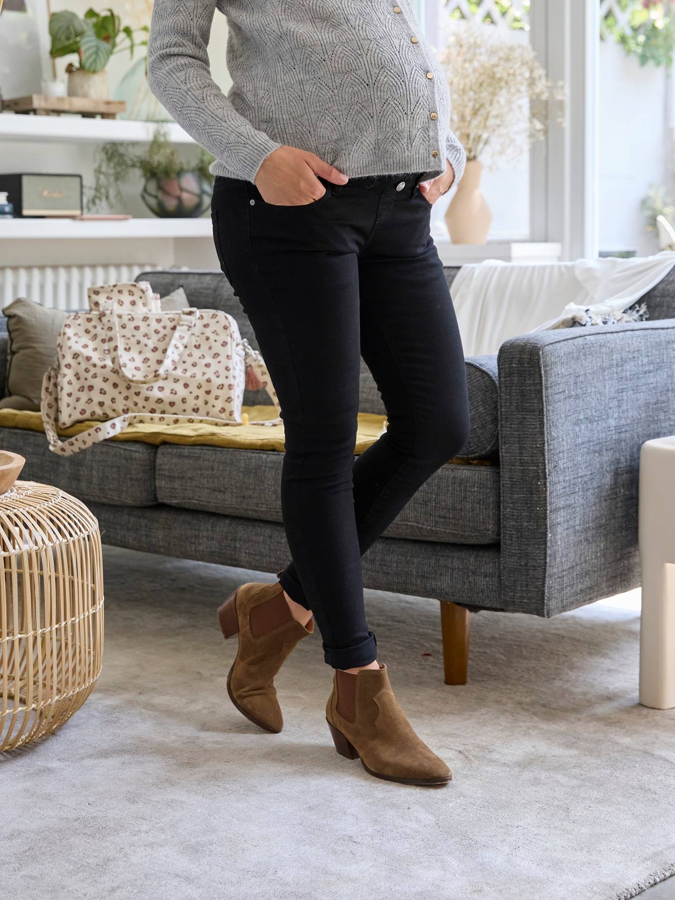 Jean skinny de grossesse stone