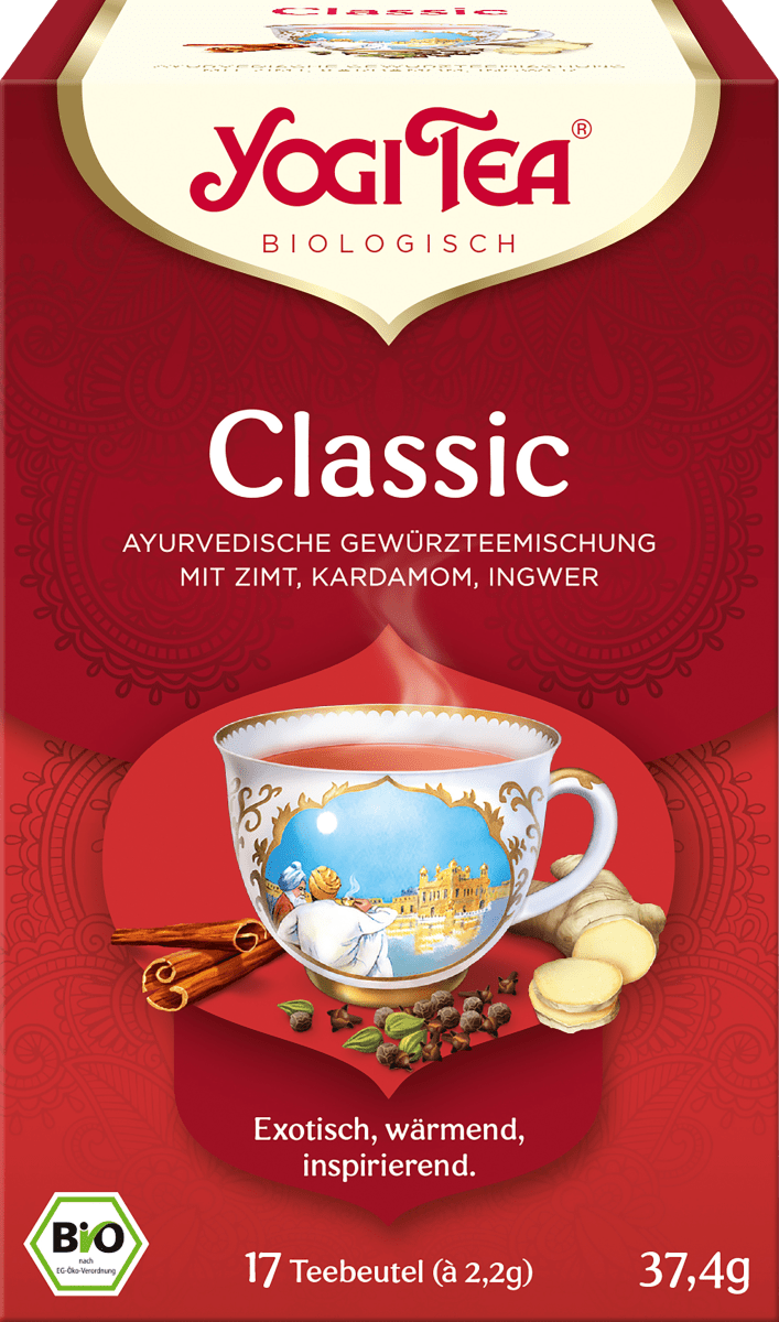 Gewürztee \Classic\ mit Zimt, Kardamom, Ingwer (17 Beutel), 37,4 g