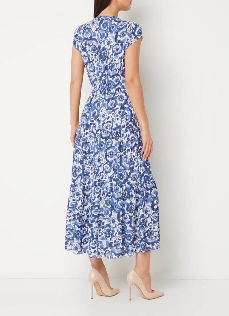 Vestido túnica largo Gerard Darel Euranie con estampado floral