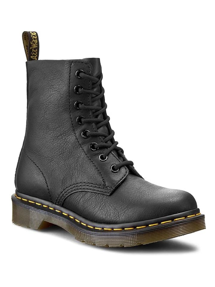 Dr. Martens Leder-Boots in Schwarz günstig kaufen