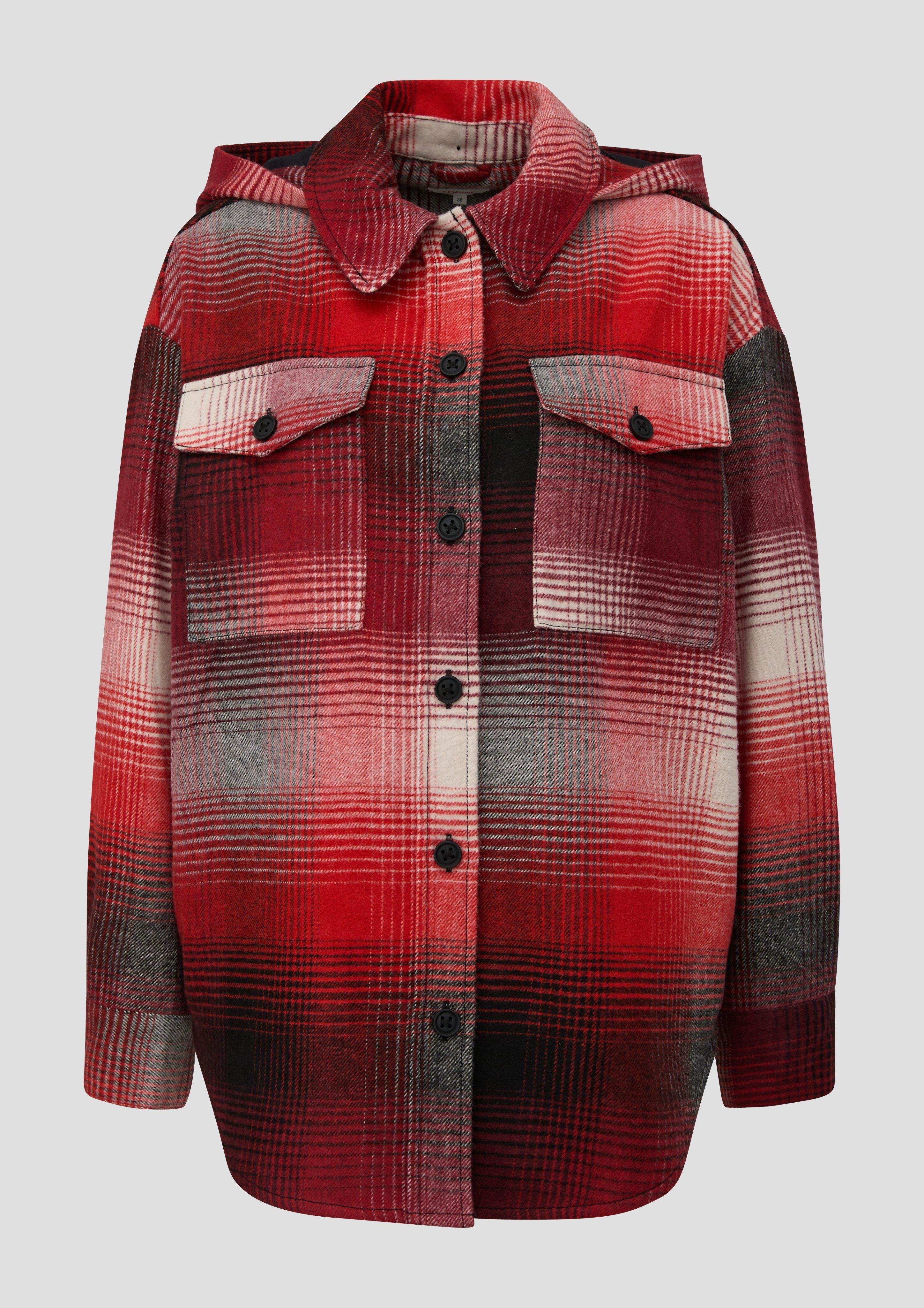 Overshirt mit abnehmbarer Kapuze  2138803-99N5