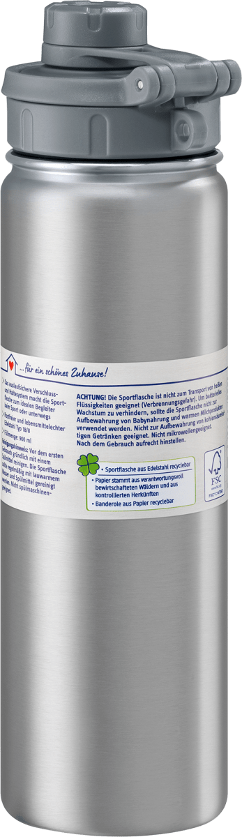 Sportflasche aus Edelstahl, 1 St