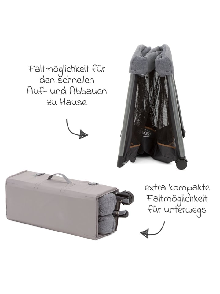 Graco Reisebett FoldLite ab Geburt - 3 Jahre nur in grau günstig kaufen onesize