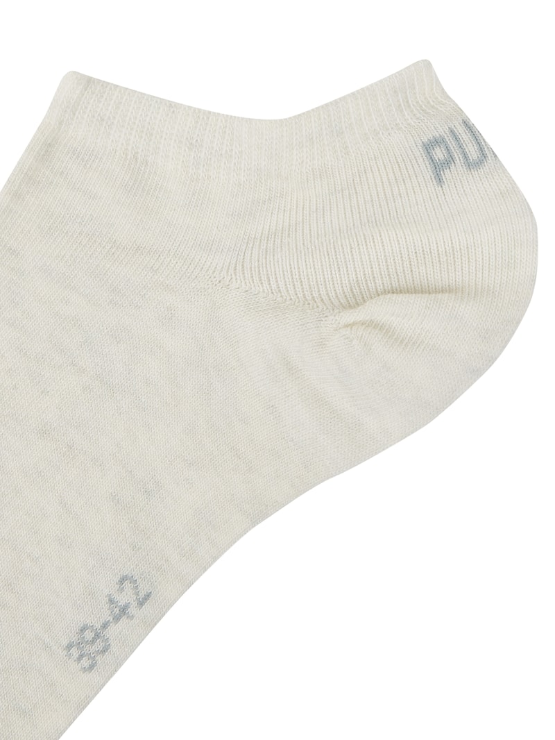 Sneakersocken mit Label-Details im 3er-Pack in beige meliert