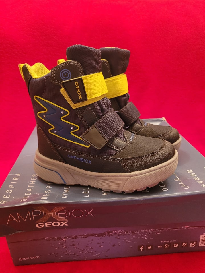 Geox Geox Winterstiefel in Dunkelblau/Lime günstig kaufen 26