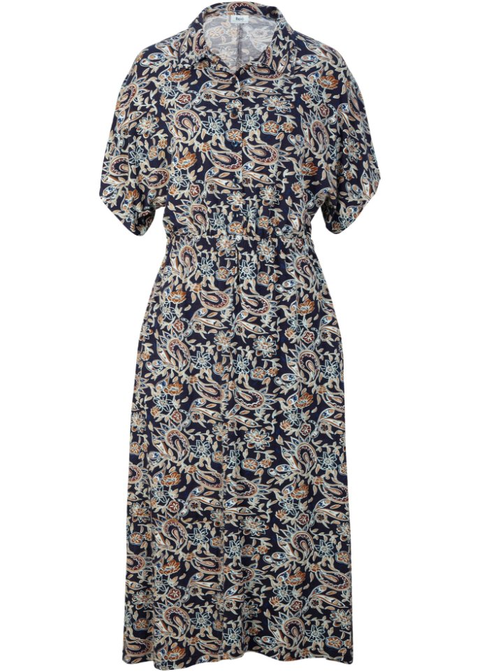 Jerseykleid in Midilänge