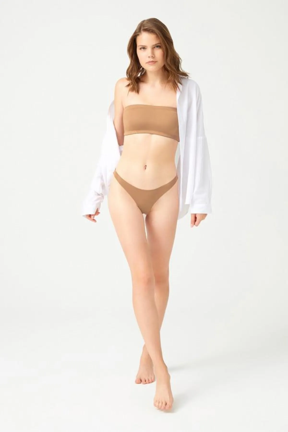 Cottonhill  Lasergeschnittene Damen-Tangas im 3er-Pack