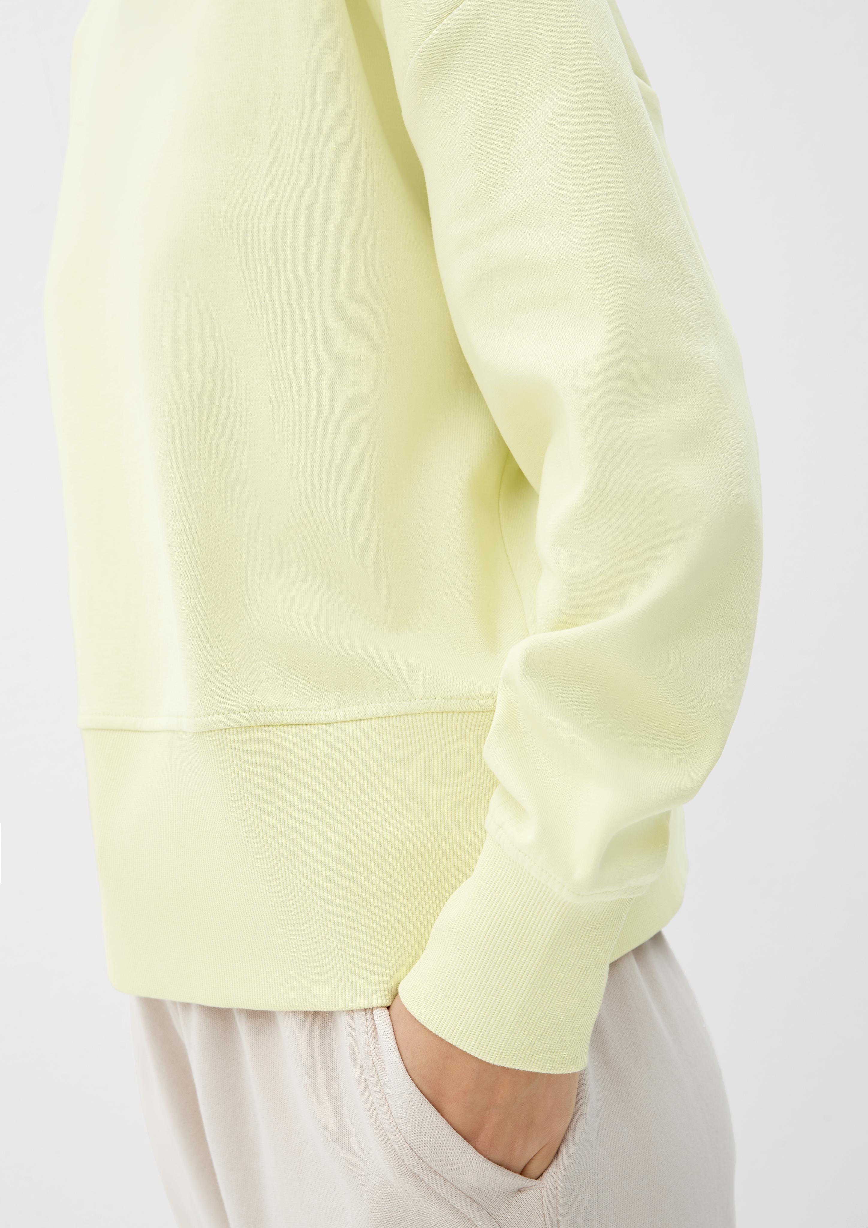 Sweatshirt mit Rippkragen  2121506-7015