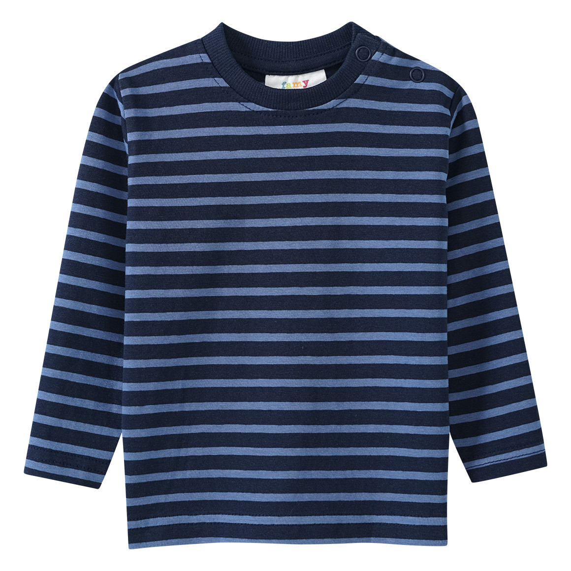 2 Baby Langarmshirts im Basic-Look