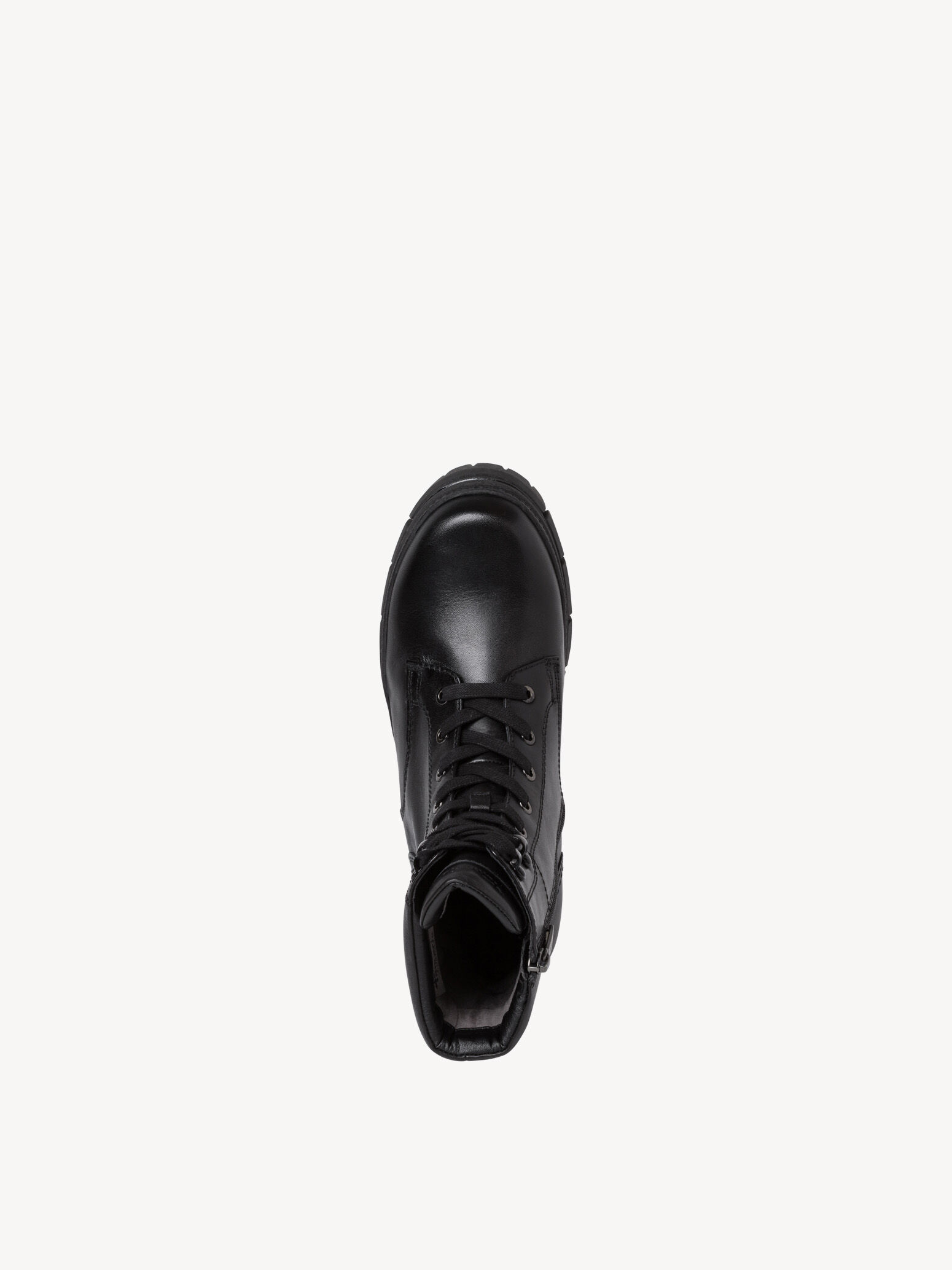 Bottine en cuir - noir