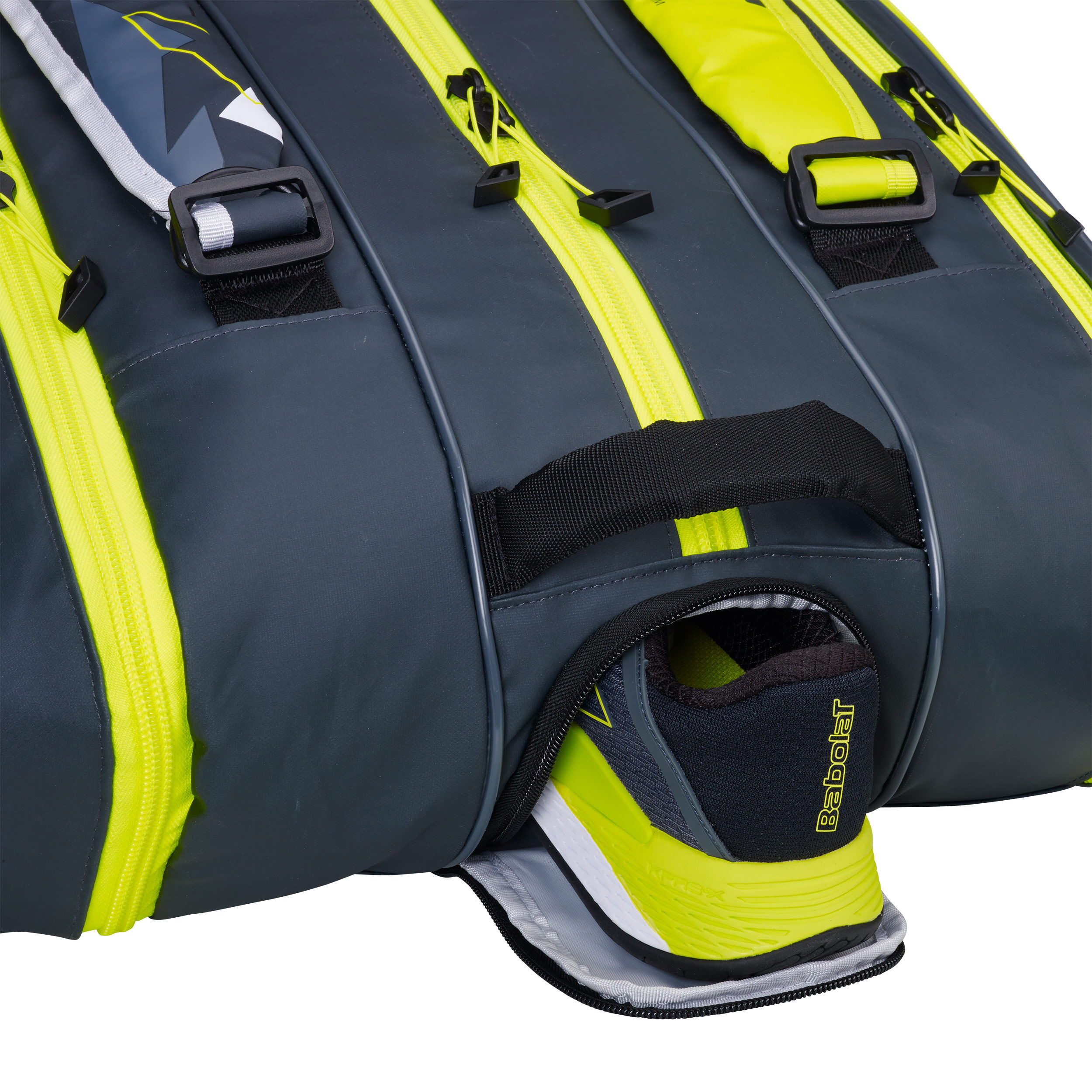 Pure Aero RH X 12 Schlägertasche - Anthrazit, Gelb