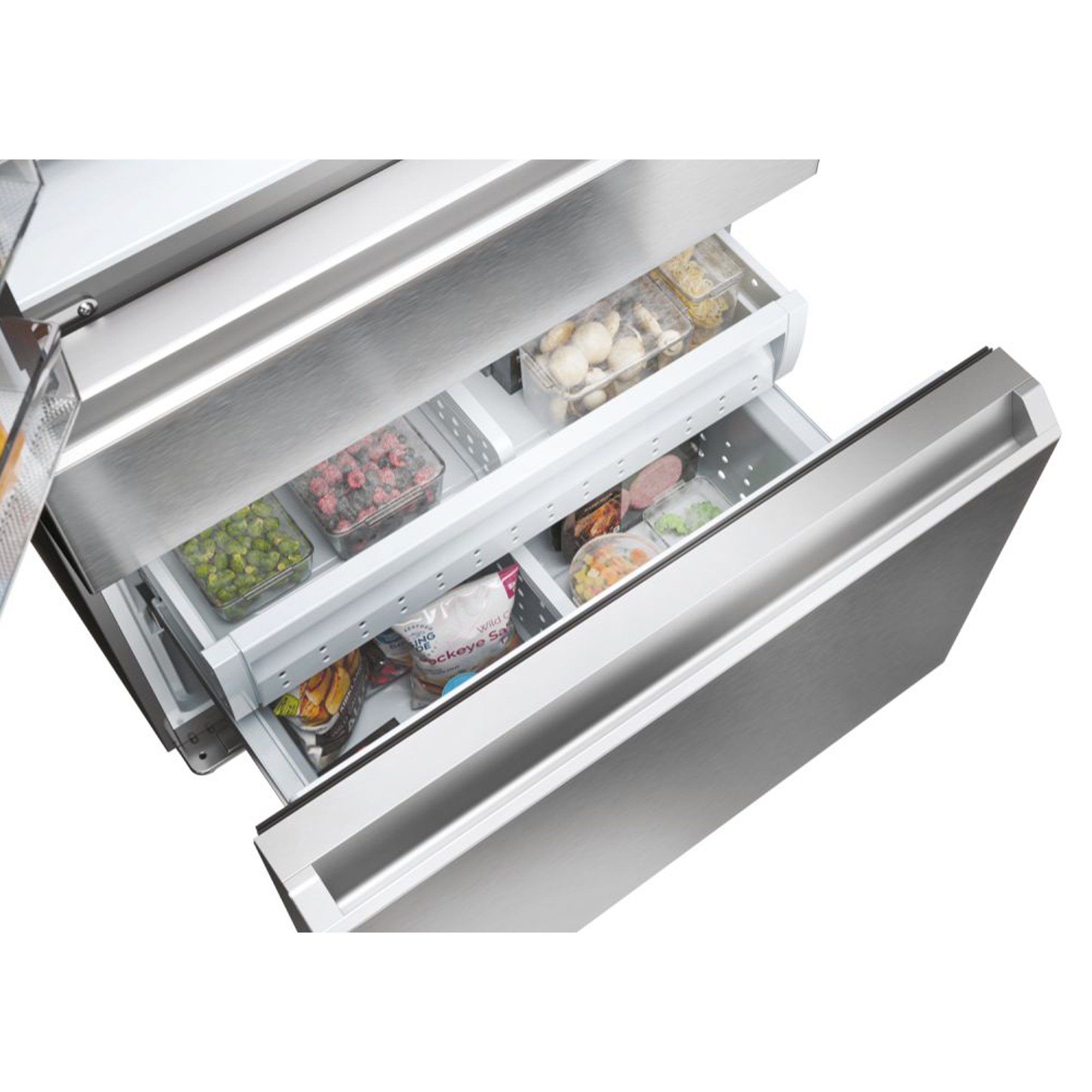 Haier French Door HFW7918ENMP, 177,5 cm hoch, 90,8 cm breit, hON-App, Total NoFrost, Air Surround, LED Lichtsäule