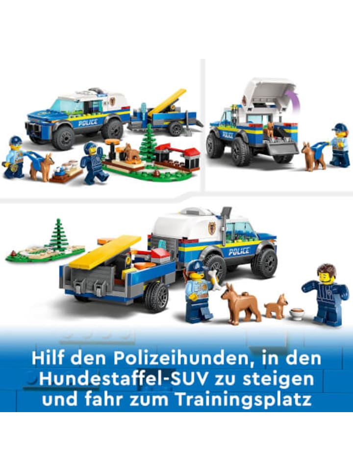 LEGO Bausteine City 60369 Mobiles Polizeihunde-Training günstig kaufen onesize
