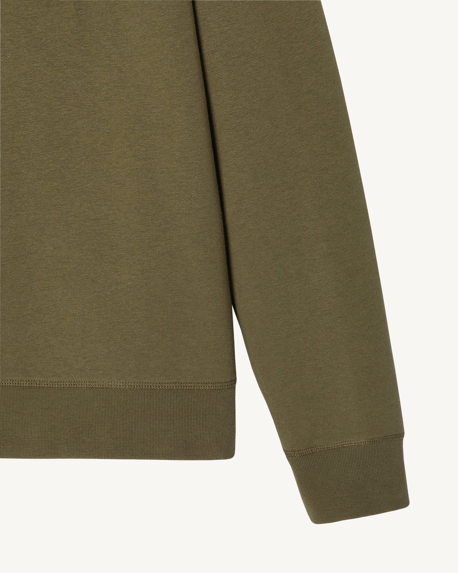Sweat homme en coton biologique Army Braga