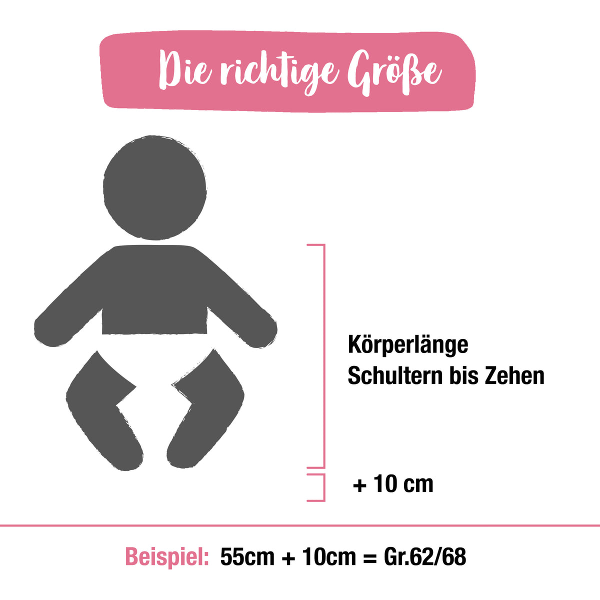 Baby-Schlafsack mit Wollfüllung