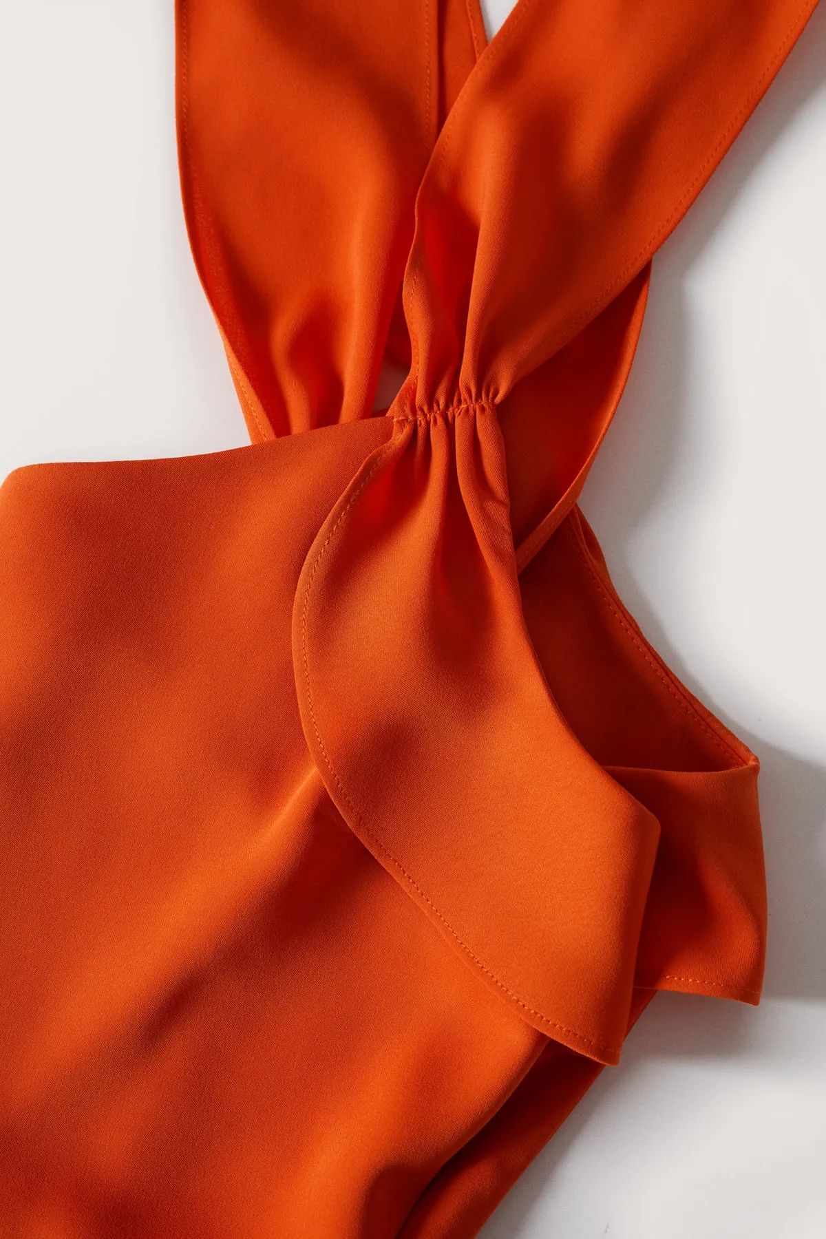 MANGO  Jumpsuit - Orange - Regular Fit