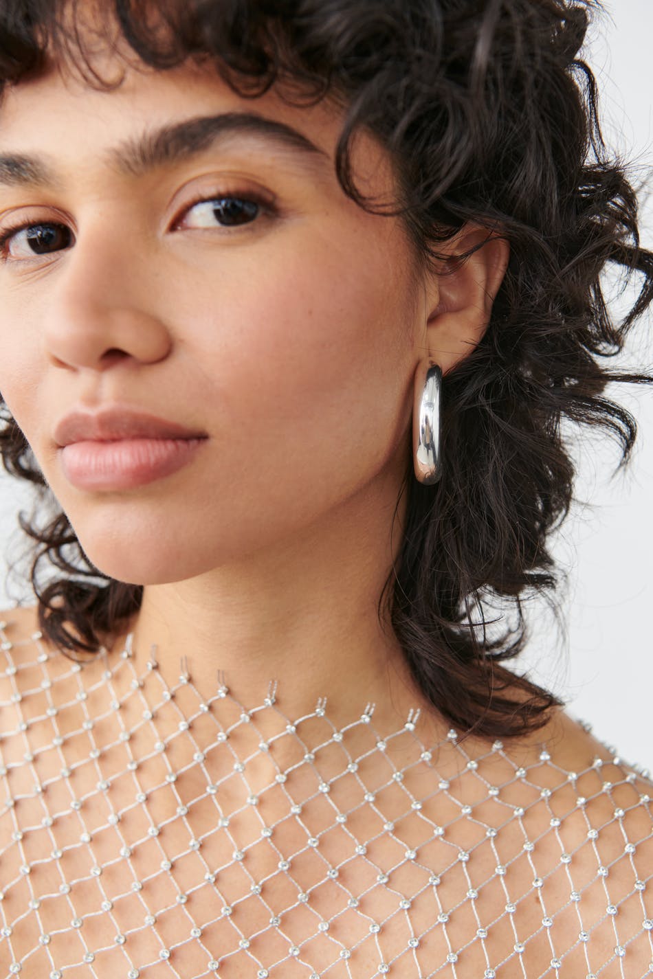 Big hoops earrings