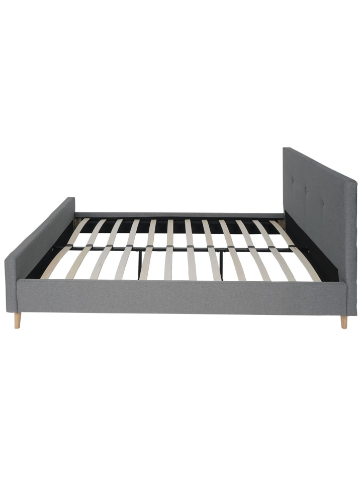 MCW Polsterbett J98 mit Lattenrost, 160x200cm grau günstig kaufen onesize