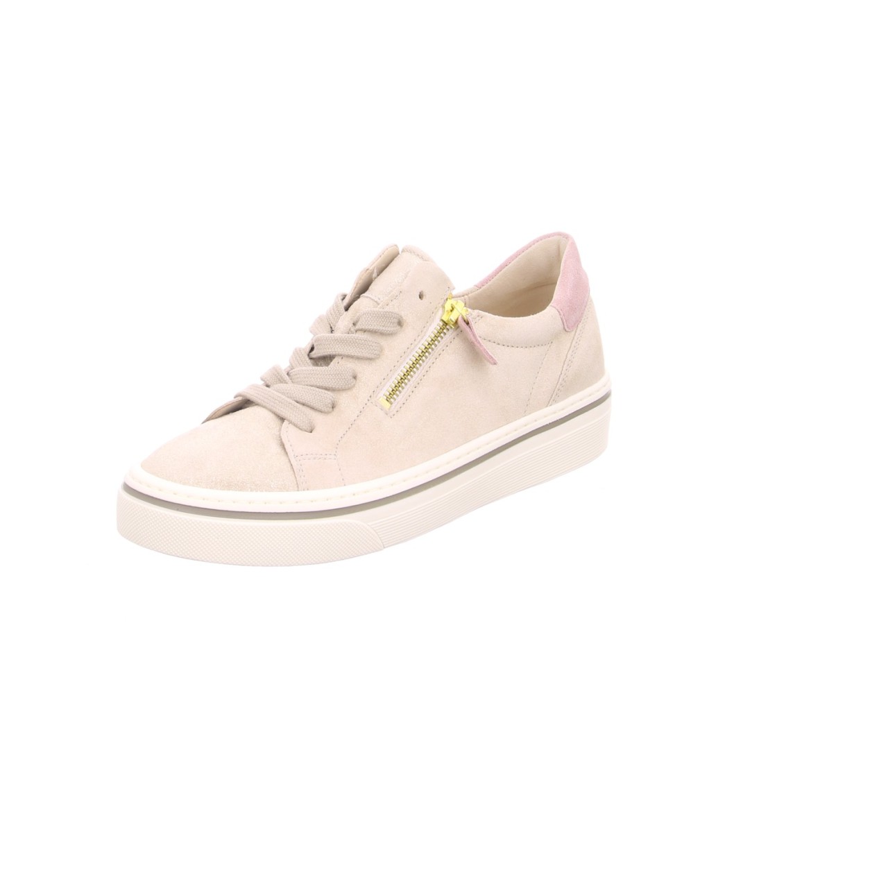 GABOR Freizeit Schnürer beige Gabor Fashion Sneaker low 43.264.62 beig
