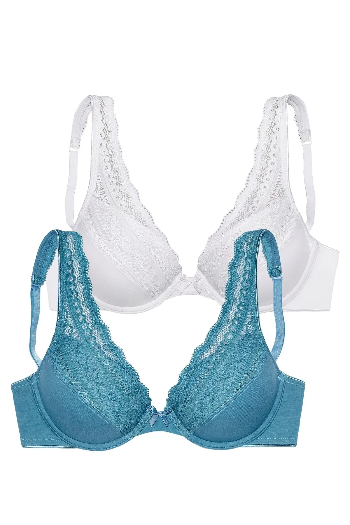 PETITE FLEUR  BH - Blau - Unifarben