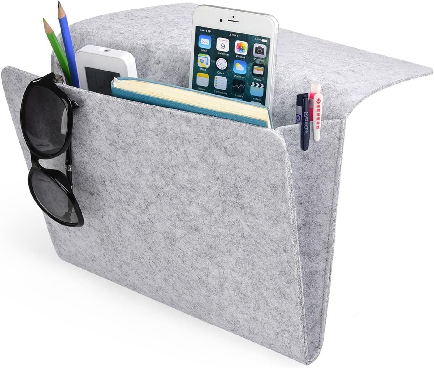 Coonoor Betttasche Betttasche aus Filz, Sofa Organizer