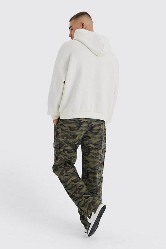 Lockere Camouflage Ripstop Cargohose