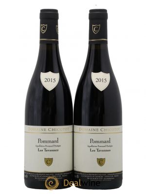 Pommard Les Tavannes Chicotot 2015 - Lot de 2 Bouteilles