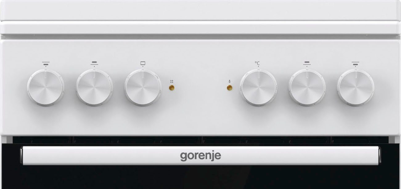 GORENJE Platten-Standherd GE 5A23WH, Aqua Clean, AirFry