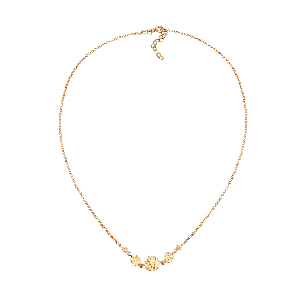 Elli Elli Collier Femmes Coin Plaquette Vintage Trend Blogger en argent sterling 925 p Bijoux