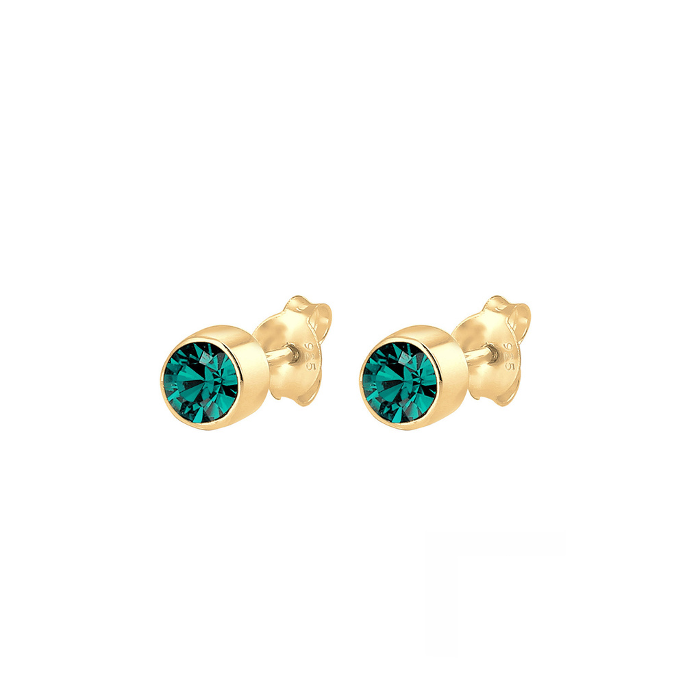 Elli Elli Boucles d'Oreilles Base Filigrane Cristal Boucles d'oreilles Femme - (925/10 Boucles d'oreilles