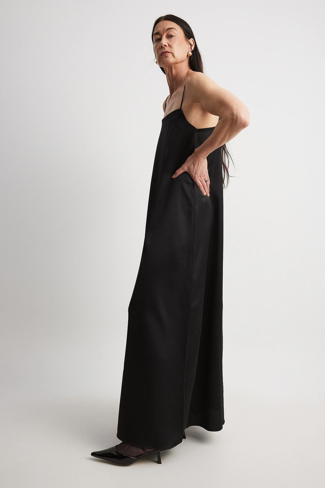 Maxikleid dünne Träger