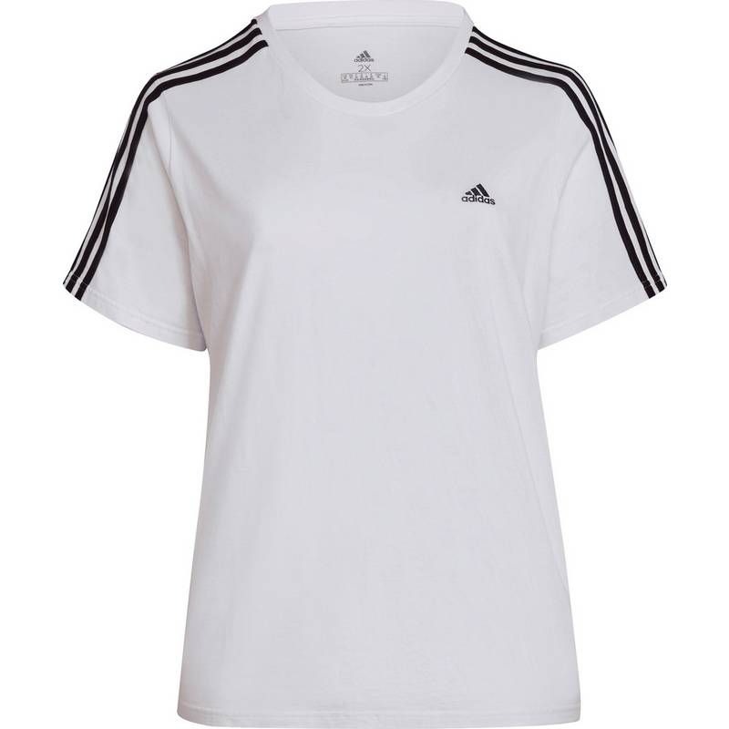 adidas ESSENTIALS SLIM 3-STREIFEN T-Shirt Damen