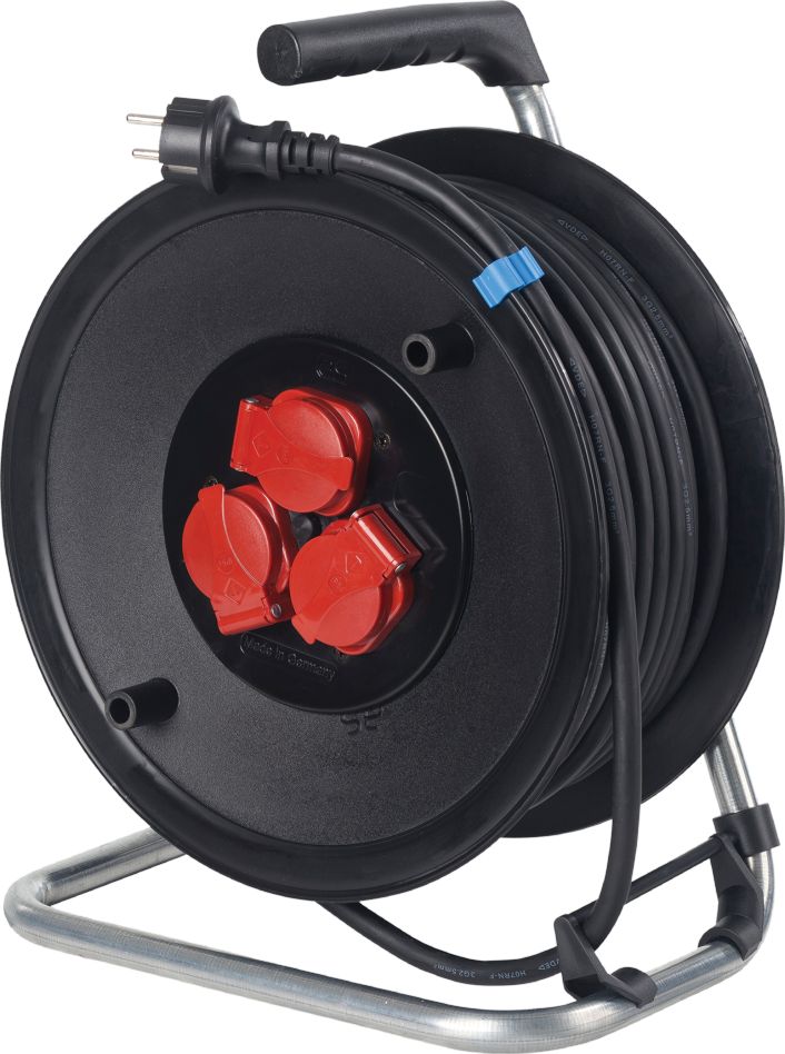 Schwabe 10135 Bobina cablu 230V/16A IP44 Cauciuc H05RR-F 3G1.5 50m