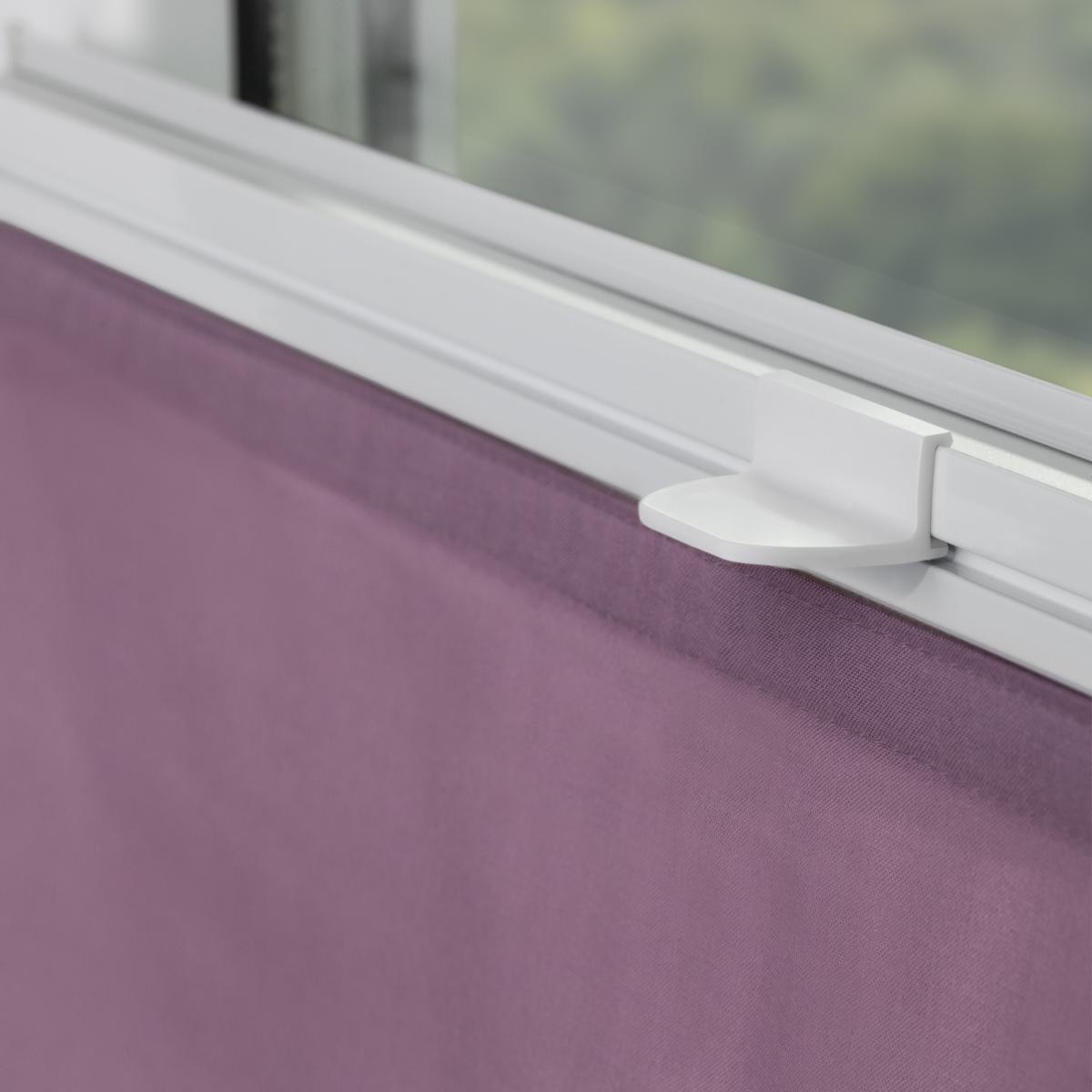 Lichtblick Raffrollo Klemmfix TOP, ohne Bohren, verspannt Taupe, 90 cm x 130 cm (B x L)