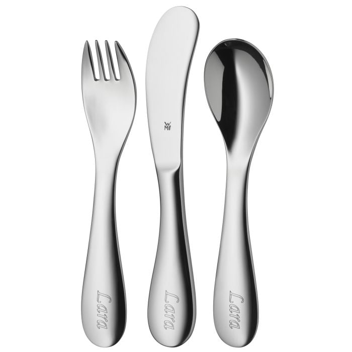 Kinderbesteck-Set Knuddel, Mini, 3-teilig