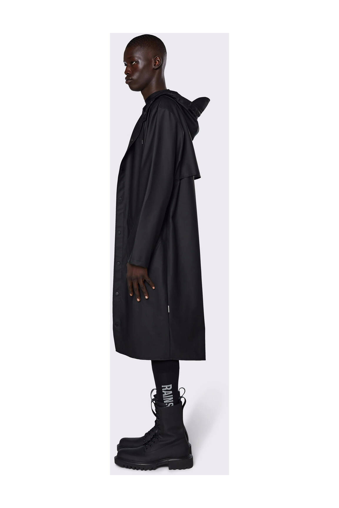 Rains Impermeables Trenchs Unisexe couleur noir