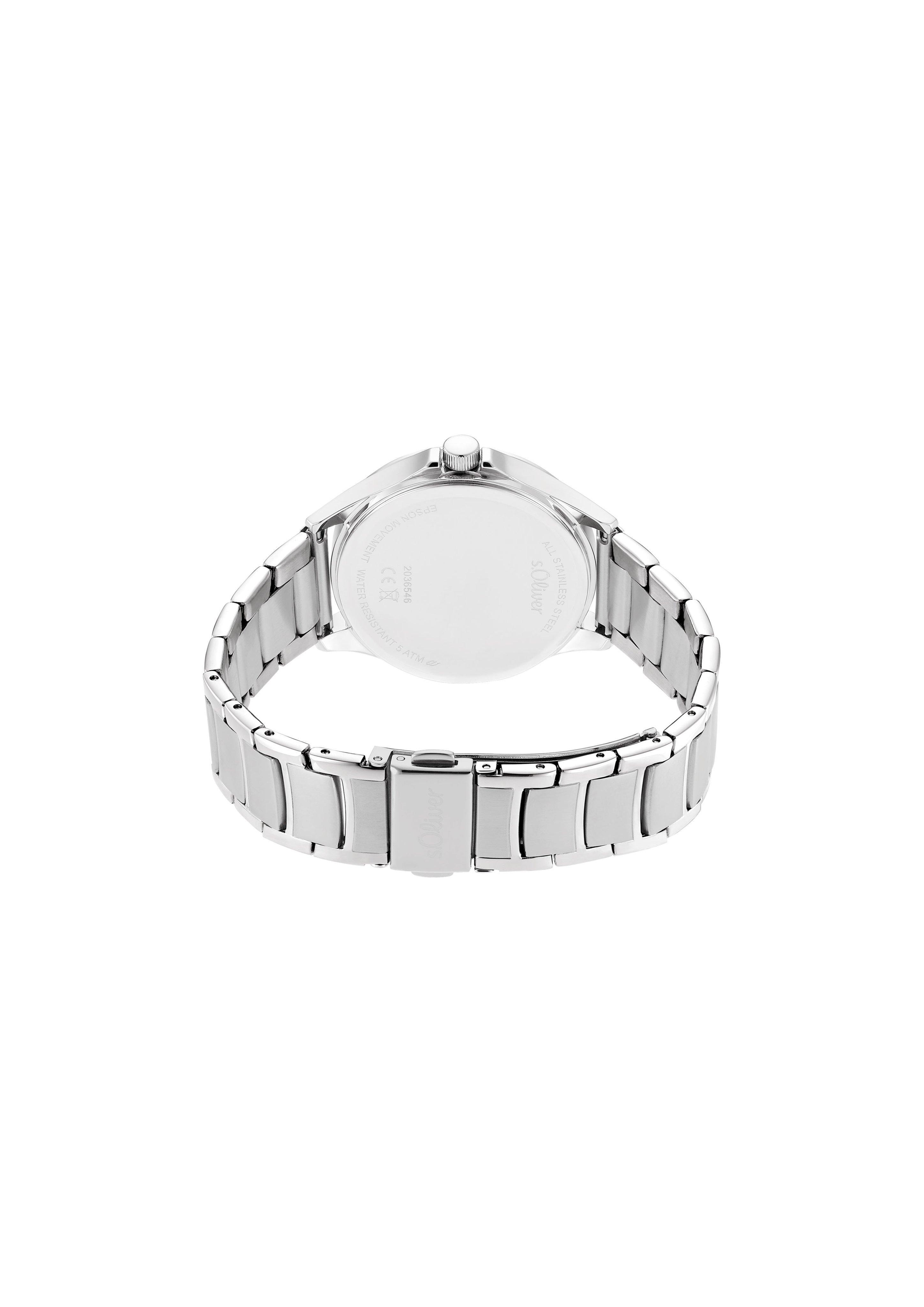 Armbanduhr mit Metallband  6009002-92B0
