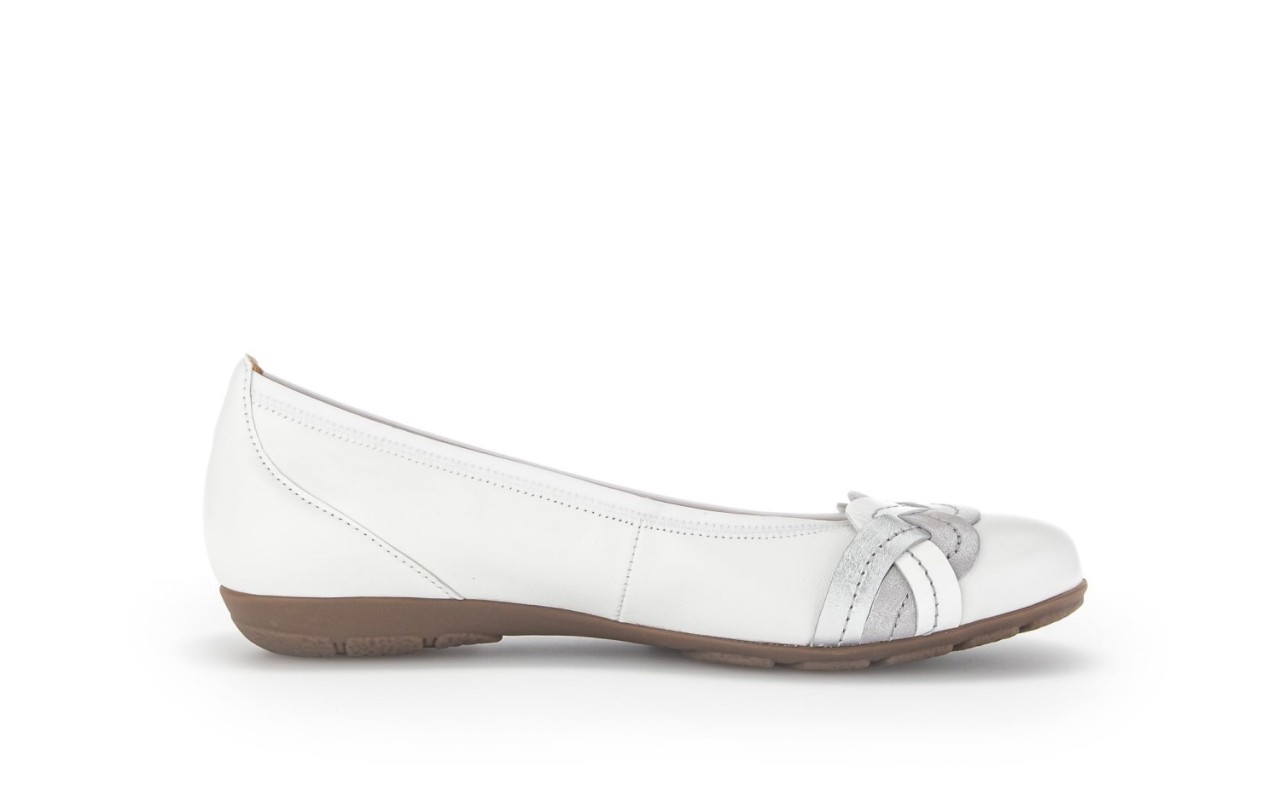 GABOR Ballerinas silber Gabor Fashion sportliche Ballerinas 44.1
